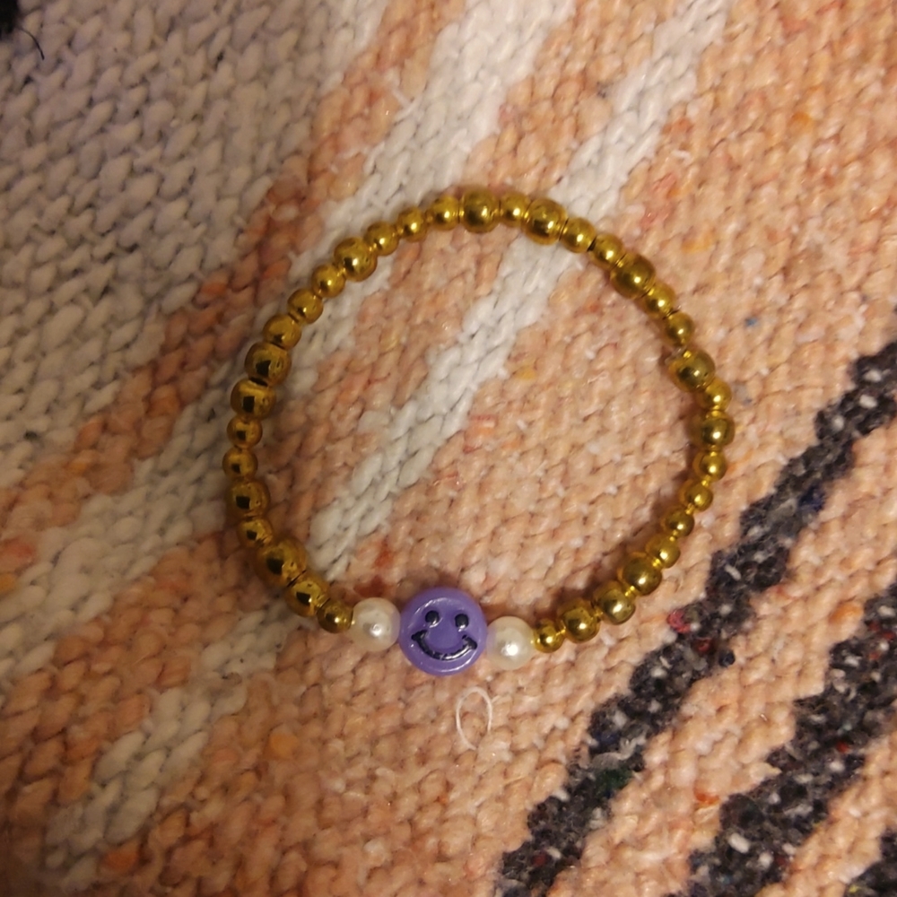Purple smile braclet